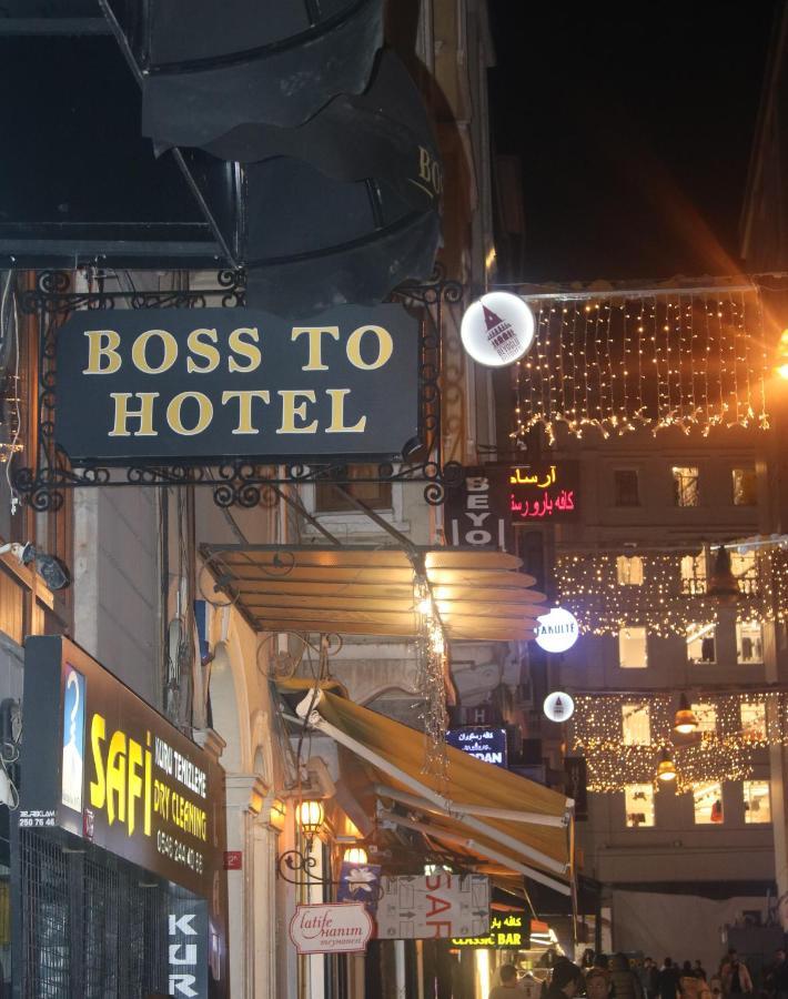 Boss To Hotel Taksim 伊斯坦布尔 外观 照片